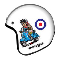 프리스타일 베스파 GTR 캐릭터 세트 -오토바이스티커 바이크스티커, 반사원단-오렌지