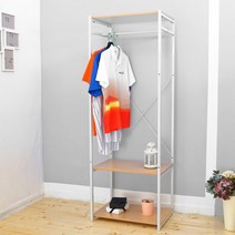 이지심플 60행거 선반옷걸이, 화이트