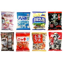 일본 카스가이 꽃사탕 박하사탕 우유사탕 흑사탕 커피사탕 계피사탕 땅콩사탕 소금사탕 8종모음, 1개, 선택3_카스가이 우유사탕