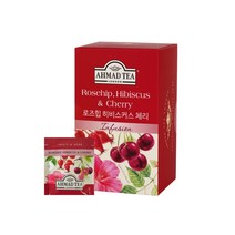 아마드 로즈힙 히비스커스 체리 허브차 20티백, 2개