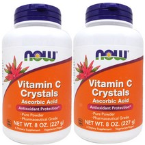 NOW FOOD 2병 Vitamin C Crystals Powder 8 oz