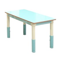 다우미 포미니 높이조절 유아책상의자, 사각책상_연그린