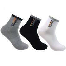 로베르토 남성 벨리 스포츠 양말 3족SET TDCS5001, TDCS5001_블랙3족