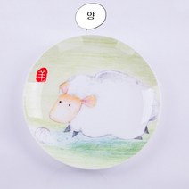 LOWE 애니멀 플레이트 예쁜 그릇 접시 12종 모음, 양
