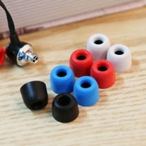 UiiSii 슈퍼소프트 이어폰 메모리 폼팁 T시리즈, 레드, T200 외경사이즈 소(S)