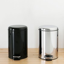 마켓비 TAPAZ 페달휴지통 12L 사각페달, 블랙, 1개