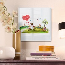 꾸밈 ic221-아크릴액자예수님과함께 액자, 1.예수님과함께_자전거