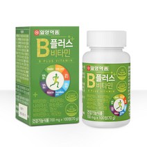 일양약품 복합 비타민B 100일분 영양제 보충제, 100정, 2통