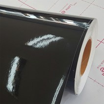 인테리어필름지 싱크대시트지 고광택 블랙
