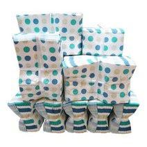 솜사탕나라 팝콘봉투(중) 1 000장 - 시원한 매너(파랑), 8세트