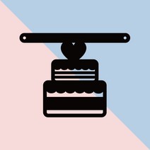 애니데이파티 Big한글가랜드 내맘대로 주문제작, [아이콘]-10) 케익