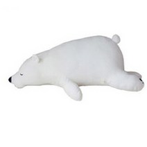 세계의히트 잠자는북극곰 곰인형 애착인형 봉제인형 수면인형 인형쿠션/수면쿠션, 1.북극곰