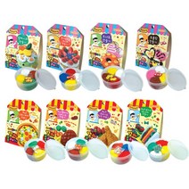 도너랜드 꼬마클레이 8종세트 클레이 점토, $S8A_도너랜드 꼬마클레이 8종세트, 32g