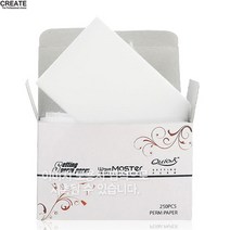 그리에이트 셋팅 펌펌 웨이브 마스타 파마지 250pcs 파지 파마재료, 1개