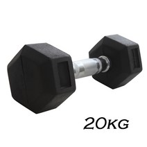 한중스포츠 고무 육각 아령 1kg~30kg까지, 20kg