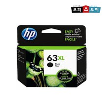 HP 63 대용량 데스크젯 1112 2130 2132 정품잉크, HP정품 HP63XL 대용량 검정, 1개