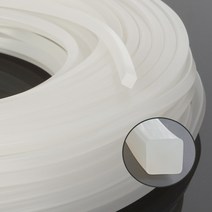 실리콘사각패킹 (가로10mm*세로20mm) - 5M(반투명)
