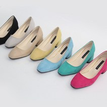 디벤디 스웨이드 여성 구두 빅사이즈(5cm)