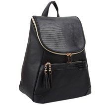 태슬장식 지퍼 여성 오플 외출 백팩