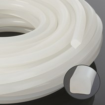 실리콘반달패킹 (가로10mm*높이12mm) - 5M(반투명)