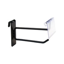 메쉬망 이중후크 블랙/가격표시기/망후크/철망 부속, 200mm