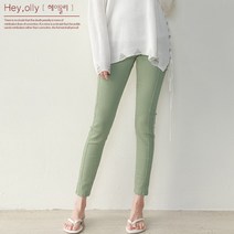 헤이올리 POJ82_왕밴딩 트윌데님 절개 스키니