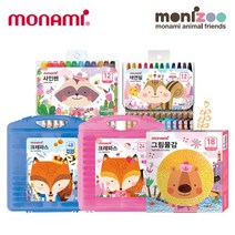모나미 모니주 화구류 크레파스 색연필 사인펜 연필 물감, C. 색연필, 4.샤프식 색연필 12색 여