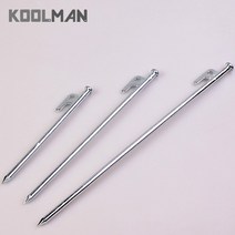 KOOLMAN(쿨맨) 크롬 강철 단조 텐트 팩, 크롬 단조팩 - 40cm