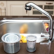 플라잉피그 싱크대 쓰레기봉투 걸이식홀더, 싱크대배수구거름망_소 30P