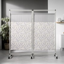 하우스데이 이동식파티션 2단 750W-버니화이트