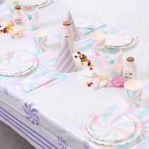파티해 파티테이블셋팅패키지(6인용)-롤리팝 솜사탕