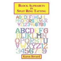 Block Alphabets in Split Ring Tatting Paperback, Shuttlesmith