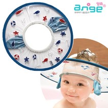 앙쥬 귀마개 투명 샴푸캡, 혼합 색상