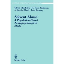Solvent Abuse: Population-Based Neuropsychological Study Paperback, Springer