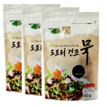 국산 도토리건조묵 100g 3봉, 3개