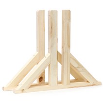 아이베란다 아크릴 원목파티션 2단 공간분리가벽 셀프가벽 책상 파티션, 지지대선택, 요자 지지대(2개 1세트)_대