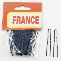 유니클 U핀 실핀 머리실핀 헤어핀, 1팩, 5cm