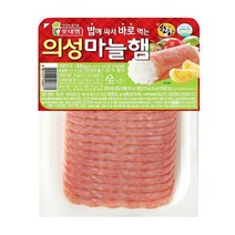 롯데햄 의성마늘햄 슬라이스 60gx30개, 1개, 60g