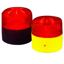 국산 빛도리 부저 내장 배터리형 자석식 LED경광등, 1개