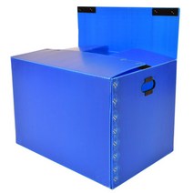 바른 이사박스, 1호벨크로[300*220*220]파랑, 1개