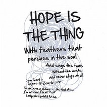 JStrading 종이전사지 수지전사지 열전사용지, s52)hope is the thing - 그레이, 1개