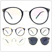 [TR LUXE] fst 5808 초경량 약간 큰 라운드 콤비네이션 남자 여자 안경 뿔테
