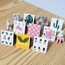 프리데코 자석책갈피 종이책갈피 마그네틱 북마크, 05.고양이-Cats Party