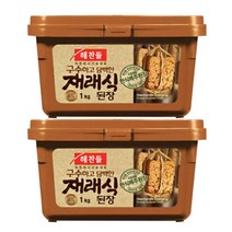 해찬들 재래식 된장, 1kg, 2개