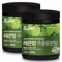 조은약초 프리미엄 레몬밤 추출분말 300g x 2개