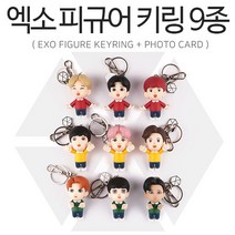 (주)킹콩스튜디오 엑소 EXO 피규어 키링 9종 택1(가방고리)+미니카드증정, 레이