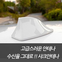 차쟁이몰 뽈안테나에서 샤크안테나로 업그레이드 샤크안테나 수신율 모듈 탑재 외장 안테나, 화이트