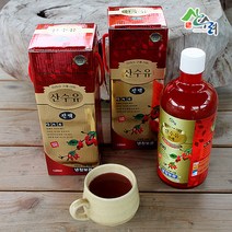 산수려 인증 진~하게 내린 산수유진액(원액) 1000ml, 1개