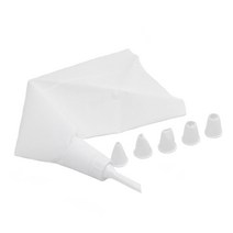 셰프크래프트 케이크 데코레이팅 파우치 모양깍지 6종 세트, White, 1개