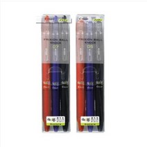 아주문구 노크식지워지는볼펜프릭션, 적색0.5mm, 1개